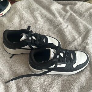 Puma Kids Sneakers Black and White